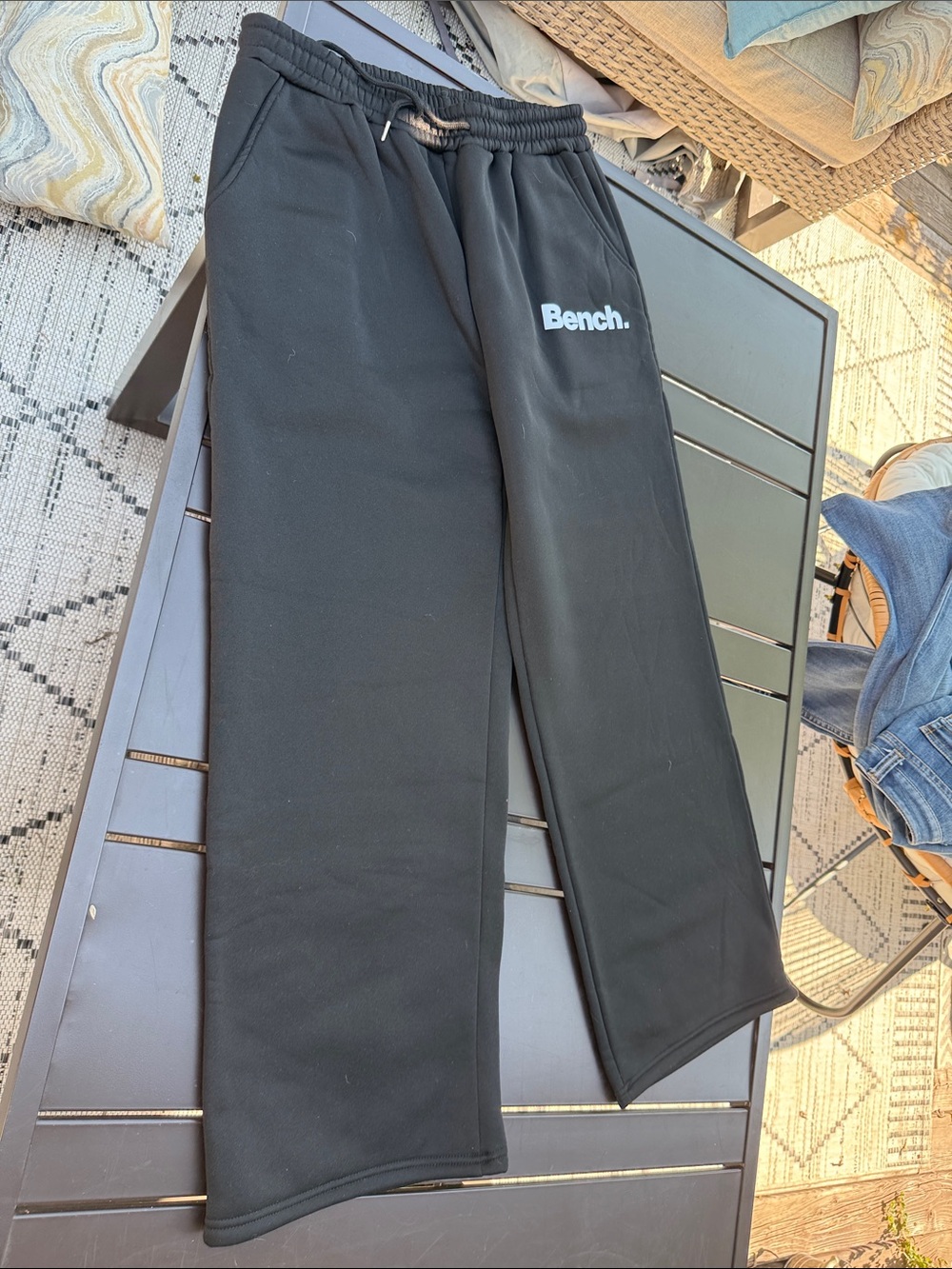 Bench fleece lined Men’s Black Fleece Jogger Pants XL NWOT